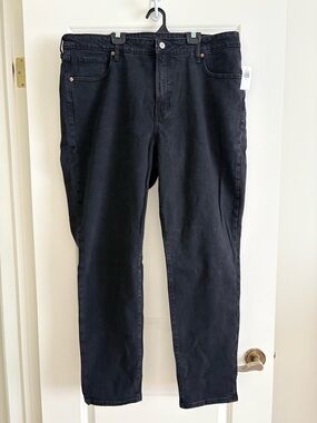 Old Navy Washed Black O.G. Straight Jeans